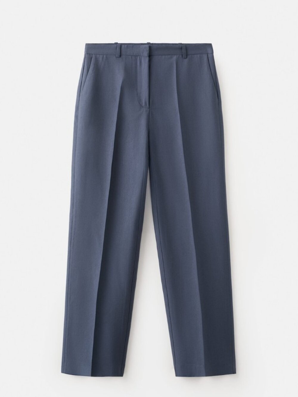 Mid-rise lyocell pants